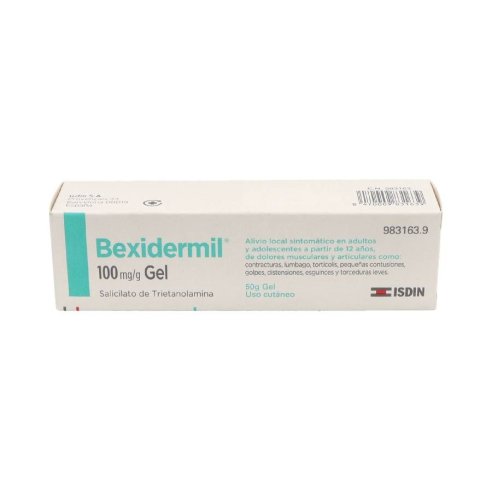 BEXIDERMIL 100 mg/g GEL CUTANEO 1 TUBO 50 g