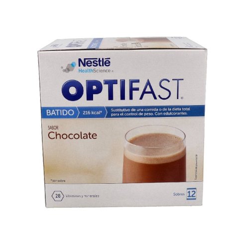 OPTIFAST CHOCOLATE 12 SOBRES X 54 G