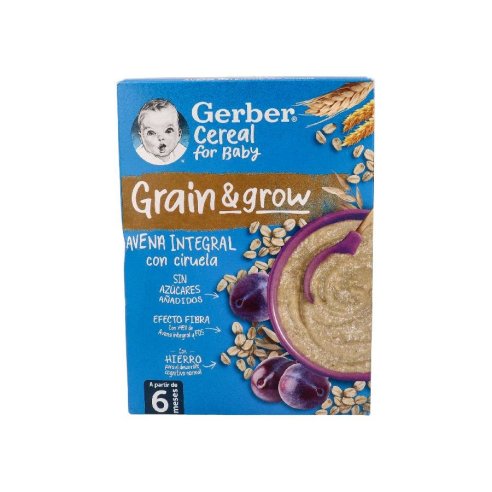 GERBER AVENA INTEGRAL CON CIRUELA 1 ESTUCHE 250