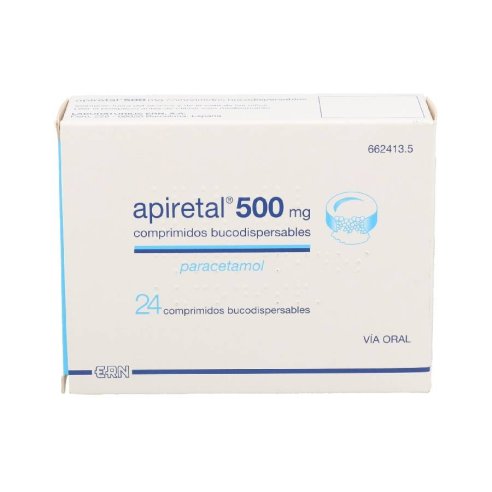 APIRETAL 500 MG 24 COMPRIMIDOS BUCODISPERSABLES