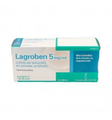 LAGROBEN 5 mg/ml COLIRIO EN SOLUCION 30 MONODOSI