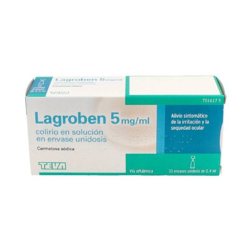 LAGROBEN 5 mg/ml COLIRIO EN SOLUCION 30 MONODOSI