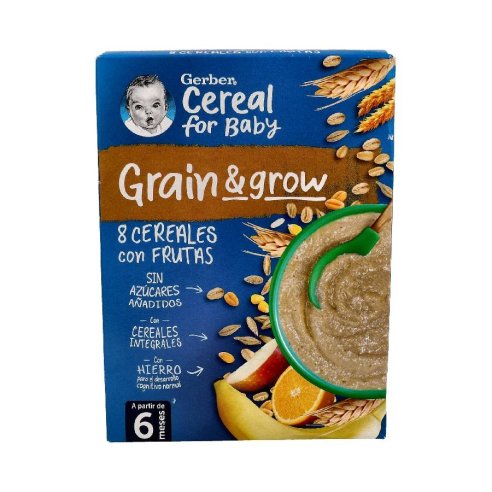 GERBER 8 CEREALES FRUTA 1 ESTUCHE 250 G