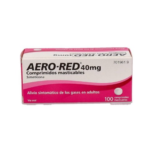 AERO RED 40 MG 100 COMPRIMIDOS MASTICABLES