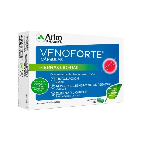 VENOFORTE PIERNAS LIGERAS 30 CAPS