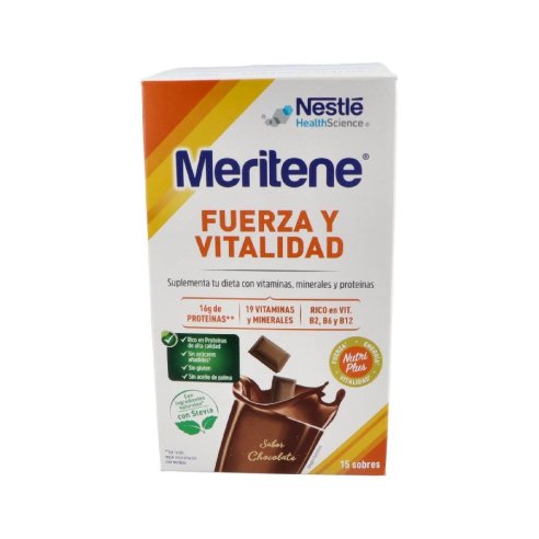 MERITENE CHOCOLATE 15 SOBRES