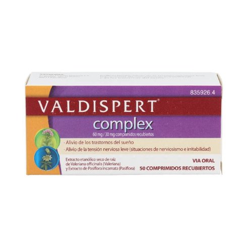 VALDISPERT COMPLEX 60 MG/30 MG 50 COMPRIMIDOS