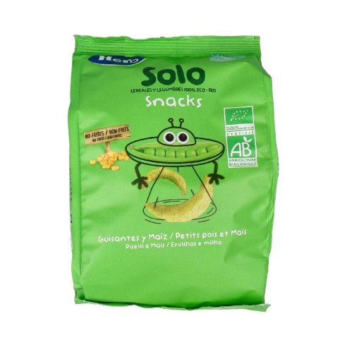 HERO SOLO SNACK DE GUISANTES Y MAIZ 1 BOLSA 40 G