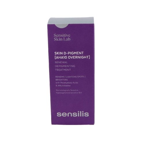 SENSILIS SKIN D-PIGMENT AHA10 OVERNIGHT 1 ENVASE