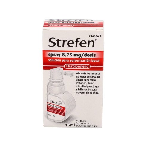 STREFEN SPRAY 8,75 MG/DOSIS SOLUCION PARA PULVER