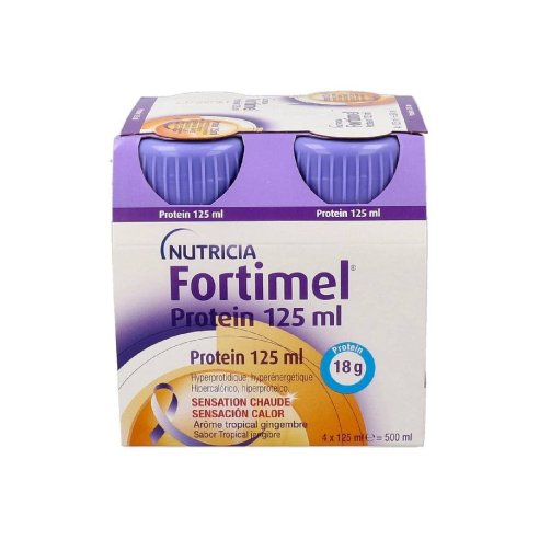 FORTIMEL PROTEIN 4 BOTELLAS 125 ML SABOR TROPICA