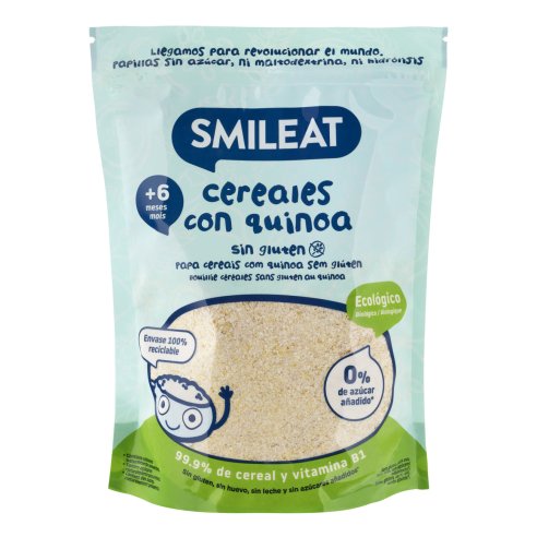 SMILEAT PAPILLA CEREALES CON QUINOA SIN GLUTEN E