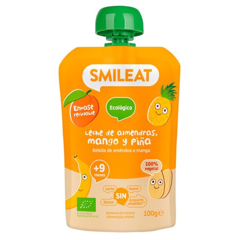 SMILEAT POUCH ECO 1 BOLSA 100 G SABOR LECHE ALME