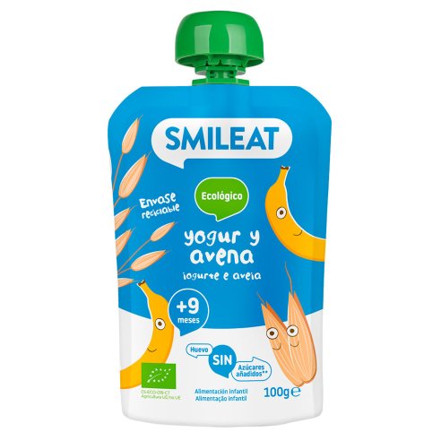 SMILEAT POUCH ECO 1 BOLSA 100 G SABOR YOGUR Y AV