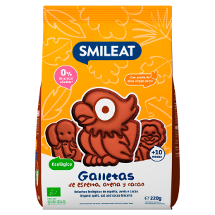 SMILEAT GALLETA CACAO 220G