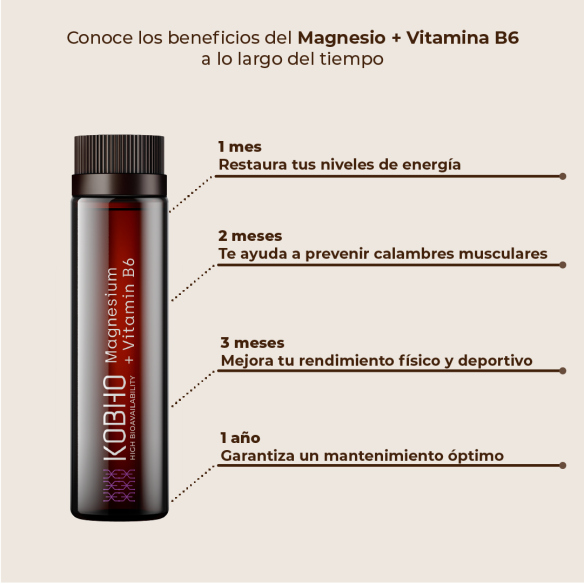 KOBHO MAGNESIO VIT B6 20 VIALES