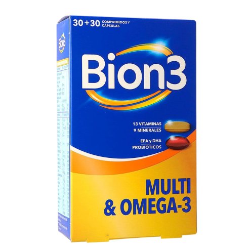 BION3 MULTI & OMEGA-3 30 COMPRIMIDOS  30 CAPSUL