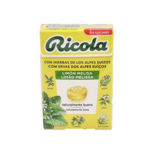 RICOLA CARAMELOS CAJA SIN AZUCAR LIMON 50 G