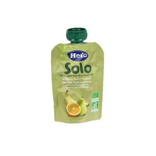 HERO BABY SOLO PLATANO PERA Y NARANJA 100 G