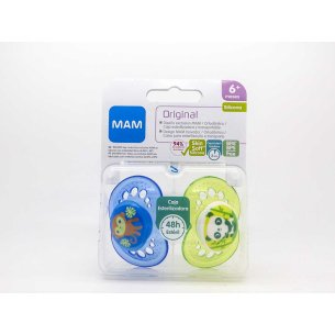 CHUPETE MAM ORIGINAL 6 M AZUL 2