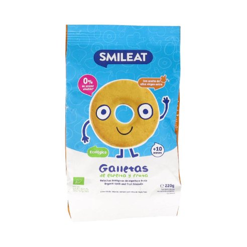 SMILEAT GALLETITA ESPELTA Y FRUTA ECO 1 BOLSA 22