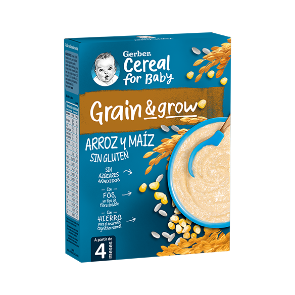 GERBER MAIZ Y ARROZ SIN GLUTEN 1 ESTUCHE 250 G