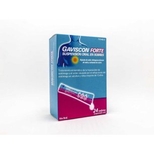 GAVISCON FORTE 24 SOBRES SUSPENSION ORAL 10 ML 2