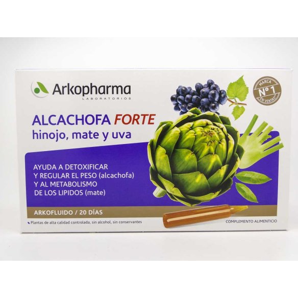 ARKOFLUIDO ALCACHOFA FORTE AMP BEBIBLES 15 ML 20