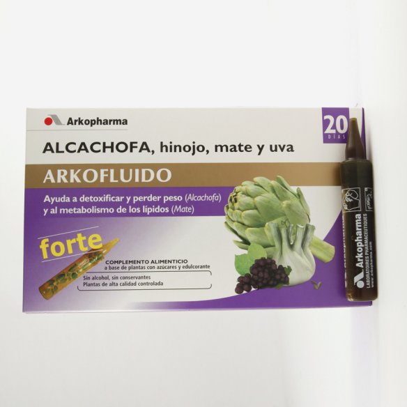ARKOFLUIDO ALCACHOFA FORTE AMP BEBIBLES 15 ML 20