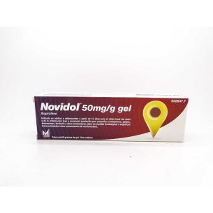 NOVIDOL 50 mg/g GEL CUTANEO 1 TUBO 60 g 2