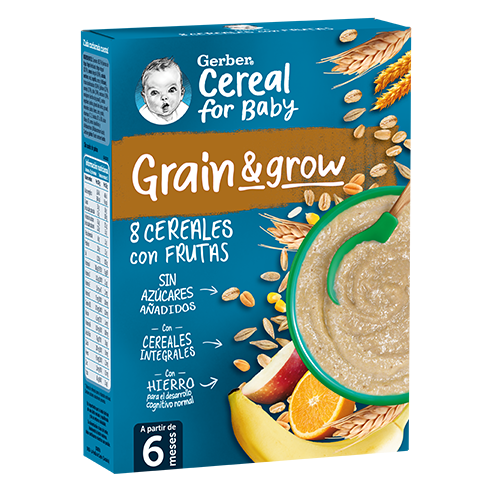 GERBER 8 CEREALES FRUTA 1 ESTUCHE 250 G