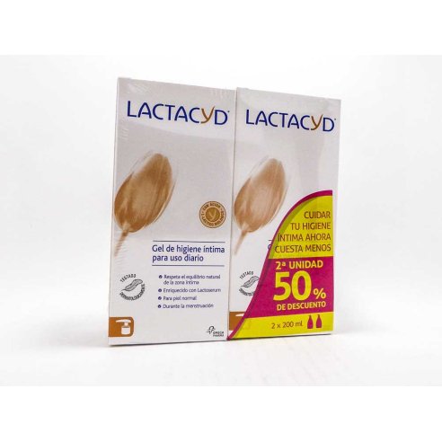 LACTACYD INTIMO GEL SUAVE PACK 200 ML 2 U