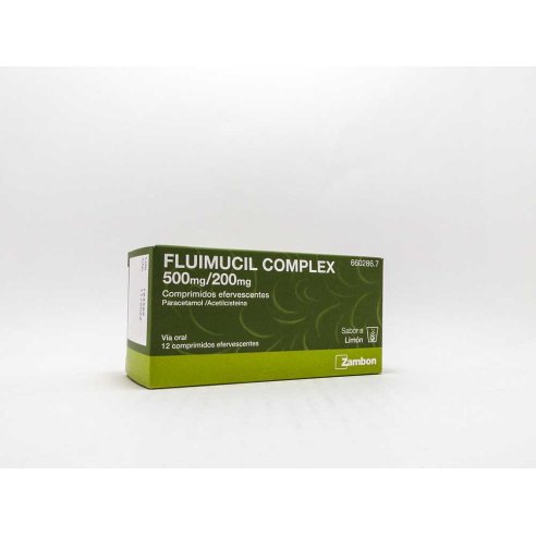 FLUIMUCIL COMPLEX 500 MG/200 MG 12 COMPRIMIDOS E