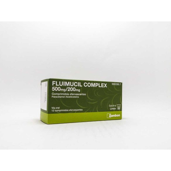 FLUIMUCIL COMPLEX 500 MG/200 MG 12 COMPRIMIDOS E