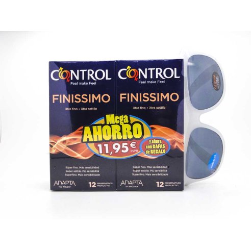 CONTROL FINISSIMO PRESERVATIVOS 12 U 2 ENVASES
