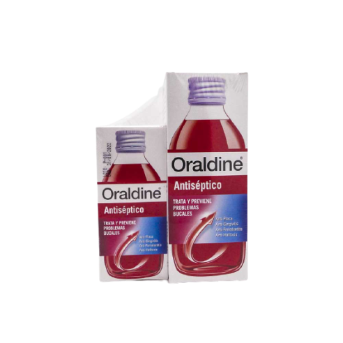 ORALDINE ANTISEPTICO PACK 400 ML 200 ML