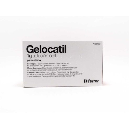 GELOCATIL 1 G 10 SOBRES SOLUCION ORAL