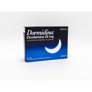 DORMIDINA 25 MG 14 COMPRIMIDOS RECUBIERTOS 2