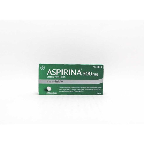 ASPIRINA 500 MG 20 COMPRIMIDOS