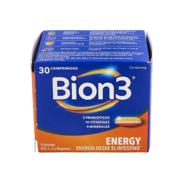 BION3 ENERGIA 30 COMPRIMIDOS