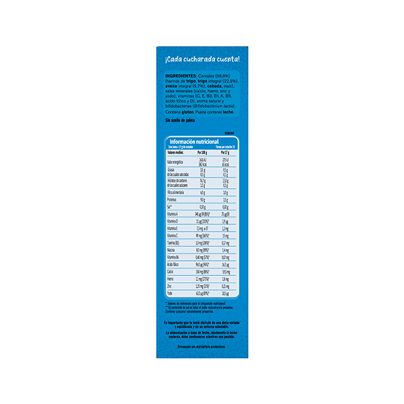 GERBER MULTICEREALES 0 AZUCARES 1 ESTUCHE 250 G