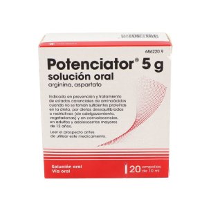 POTENCIATOR 5 G 20 AMPOLLAS BEBIBLES SOLUCION OR