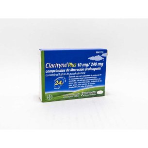 CLARITYNE PLUS 10 MG/240 MG 7 COMPRIMIDOS LIBERA 2
