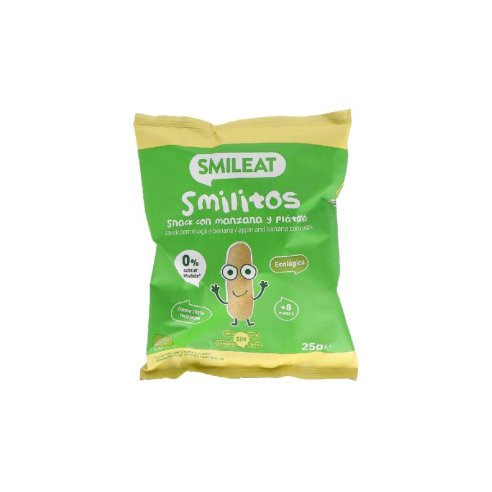 SMILITOS SNACK ECO SMILEAT 1 BOLSA 25 G CON MANZ
