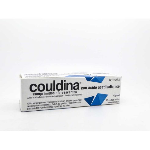 COULDINA CON ACIDO ACETILSALICILICO 500 MG/2 MG/