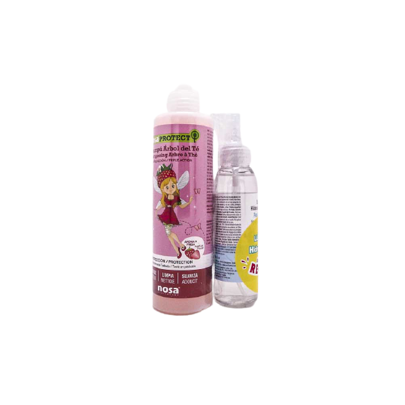 NOSA NATURAL CHAMPU ACEITE DEL ARBOL DEL TE ROSA