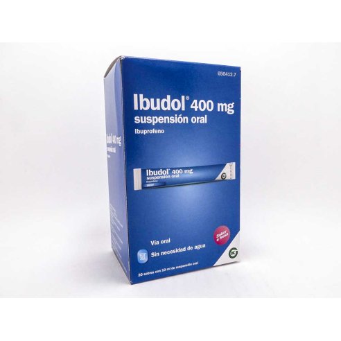 IBUDOL 400 MG 20 SOBRES SUSPENSION ORAL 10 ML