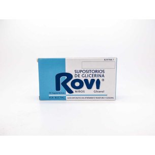 SUPOSITORIOS DE GLICERINA ROVI NIÑOS 1,44 G 15 S 2