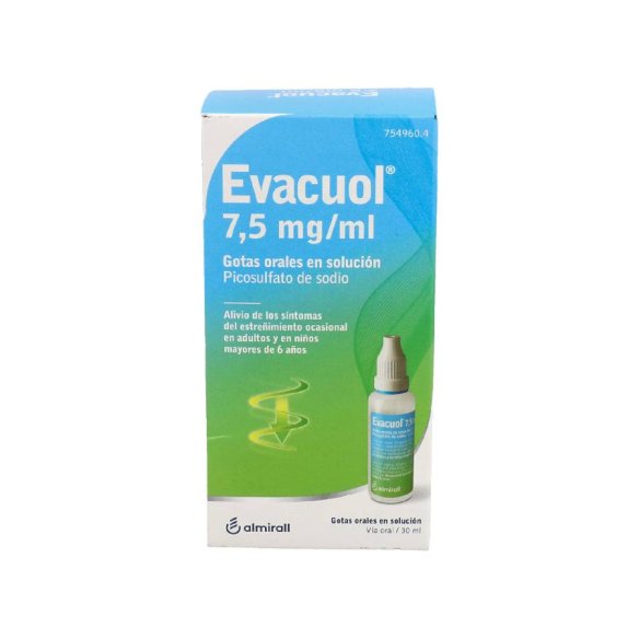 EVACUOL 7,5 MG/ML GOTAS ORALES EN SOLUCION 1 FRA