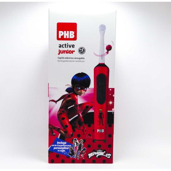 CEPILLO DENTAL ELECTRICO PHB ACTIVE JUNIOR ROJO